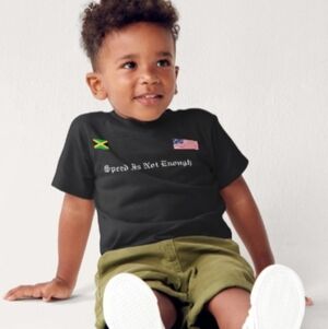 Kids Graphic T-Shirt with Flags